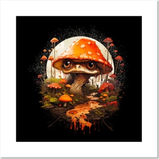 Magic mushroom Posters and Art